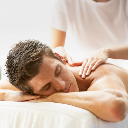 Chiropractic Walnut Creek CA Man Recieving Massage